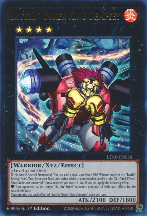 Image for Battlin' Boxer King Dempsey (Legendary Duelists: Soulburning Volcano) (LD10-EN036) - YuGiOh