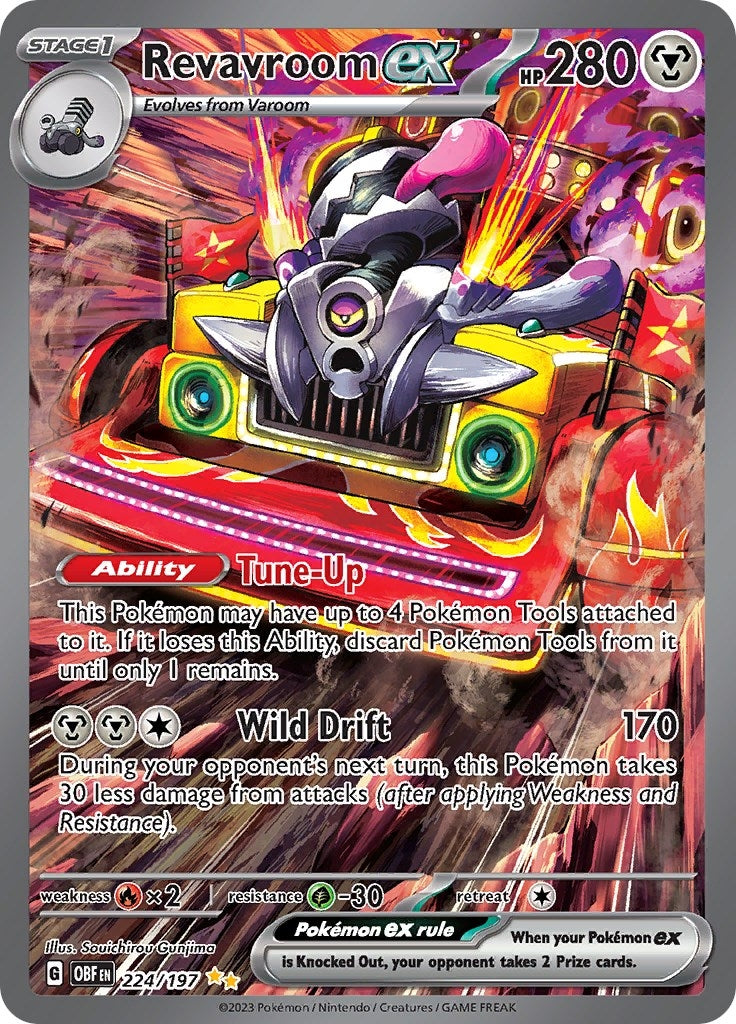 Image for Revavroom ex (SV03: Obsidian Flames) (224/197) - Pokemon