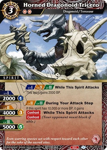 Image for Horned Dragonoid Tricero (Battle Spirits Saga Promo Cards) (PR-011) - Battle Spirits Saga