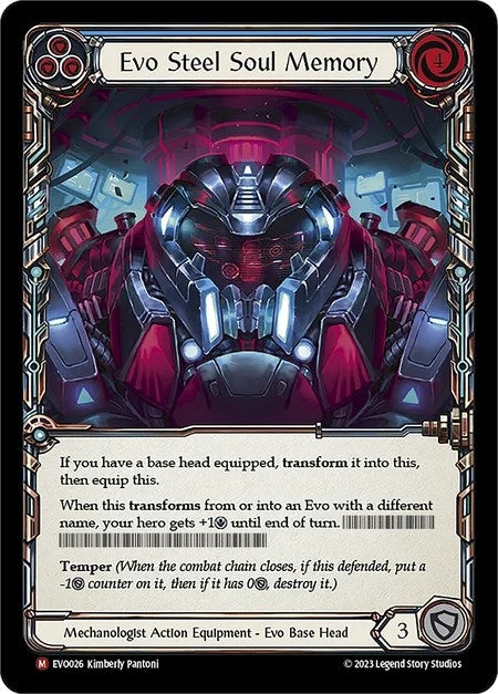 Image for Evo Steel Soul Memory (Bright Lights) (EVO026) - Flesh and Blood TCG