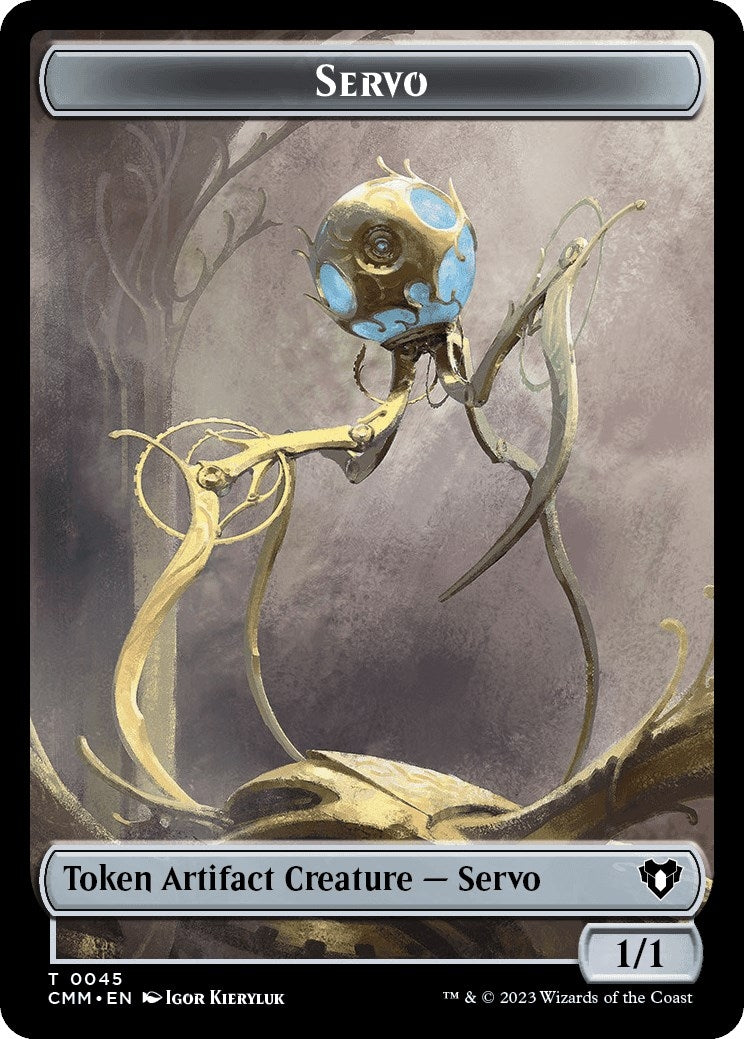 Image for Servo // Myr Double-Sided Token (Commander Masters) (45 // 43) - Magic: The Gathering
