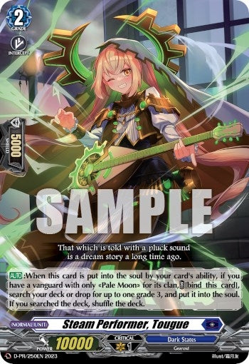Image for Steam Performer, Tougue (D Promo Cards) (D-PR/250EN) - Cardfight Vanguard