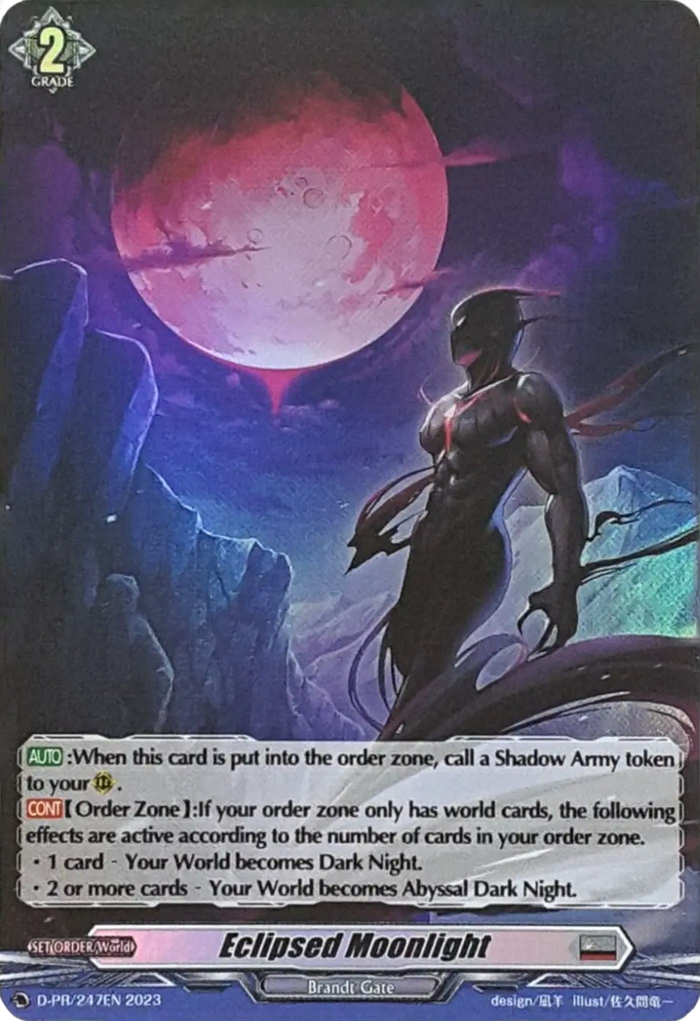 Image for Eclipsed Moonlight (Foil) (D Promo Cards) (D-PR/247EN) - Cardfight Vanguard