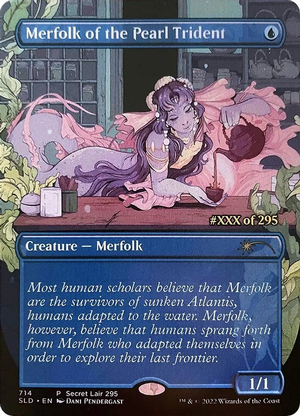 Image for Merfolk of the Pearl Trident (Serial Numbered) (Secret Lair Drop Series) (714) - Magic: The Gathering