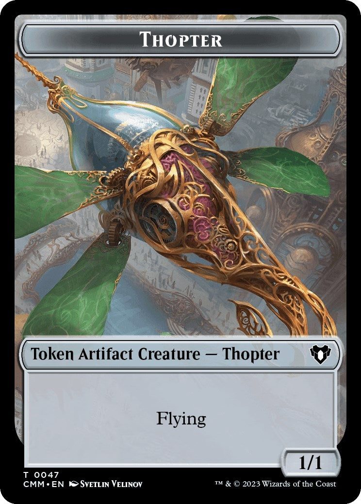 Image for Thopter // Bird Illusion Double-Sided Token (Commander Masters) (47 // 11) - Magic: The Gathering