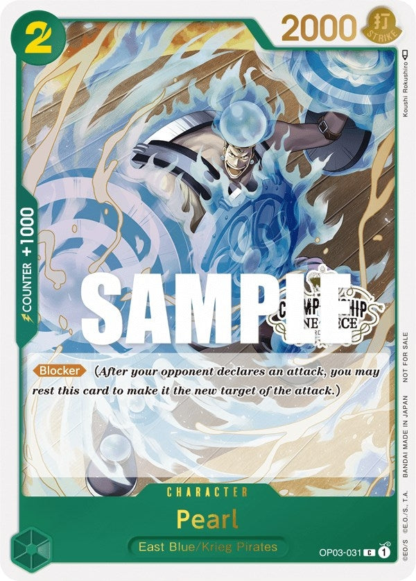 Image for Pearl (Store Championship Participation Pack Vol. 2) (One Piece Promotion Cards) (OP03-031) - One Piece Card Game
