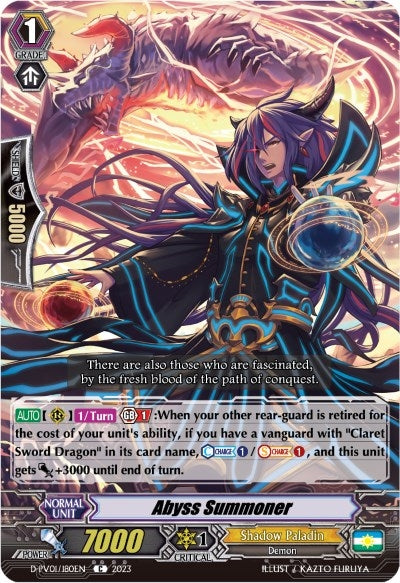 Image for Abyss Summoner (D-PV01: History Collection) (D-PV01/180EN) - Cardfight Vanguard