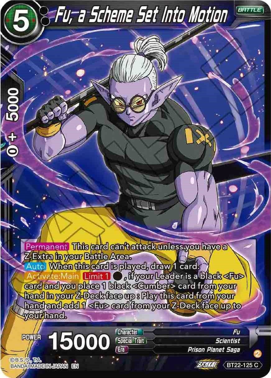 Image for Fu, a Scheme Set Into Motion (Critical Blow) (BT22-125) - Dragon Ball Super: Masters