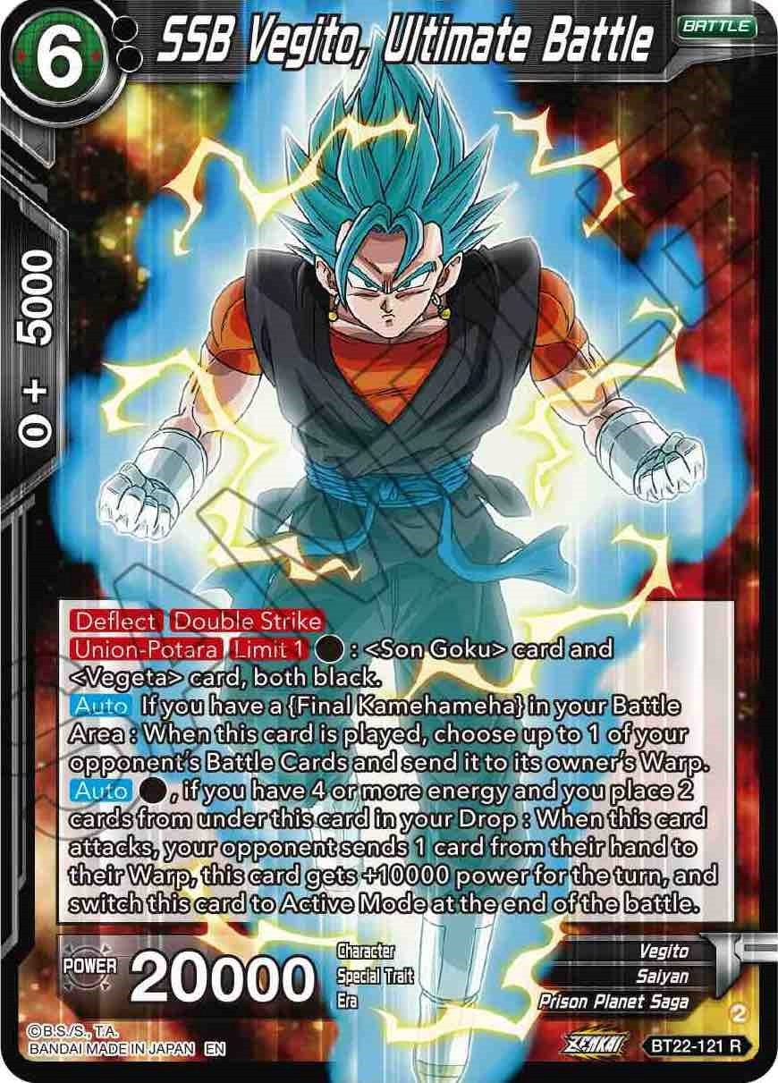 Image for SSB Vegito, Ultimate Battle (Critical Blow) (BT22-121) - Dragon Ball Super: Masters
