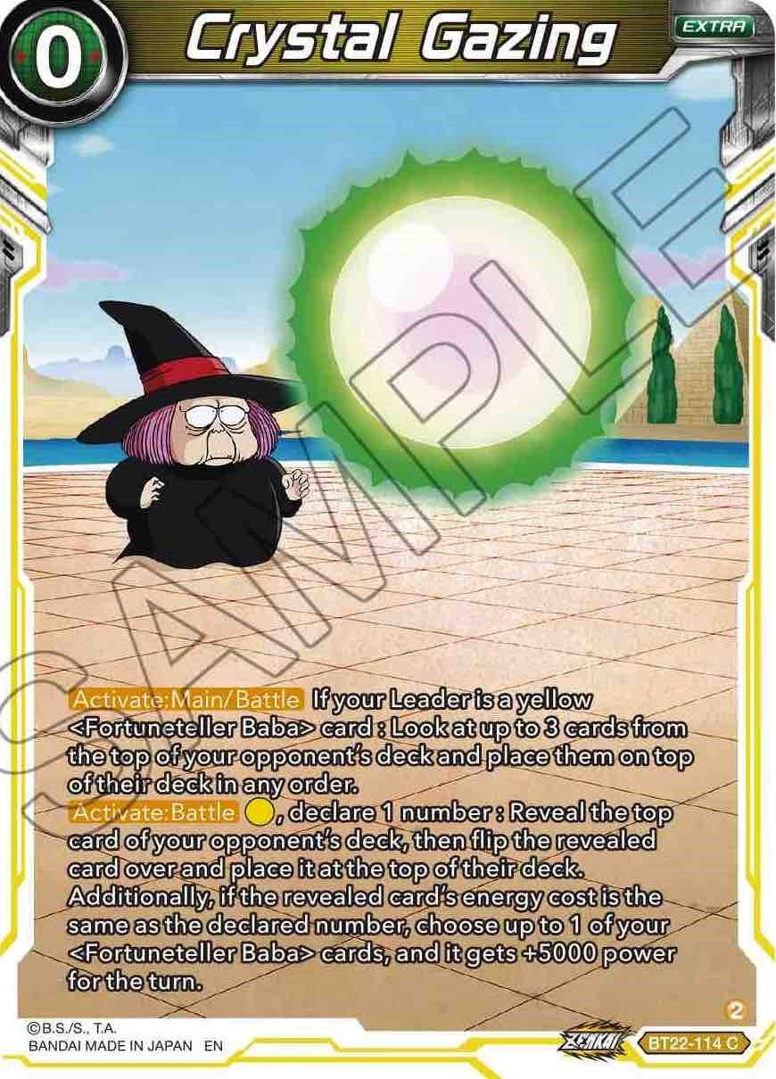 Image for Crystal Gazing (Critical Blow) (BT22-114) - Dragon Ball Super: Masters