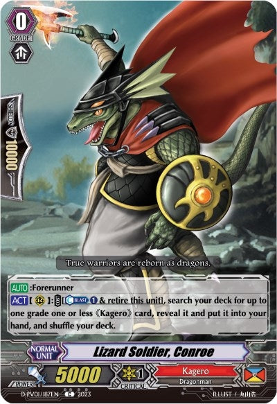 Image for Lizard Soldier, Conroe (D-PV01: History Collection) (D-PV01/187EN) - Cardfight Vanguard