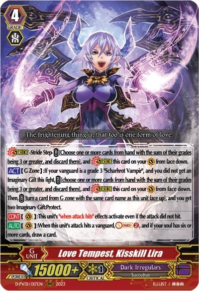 Image for Love Tempest, Kisskill Lira (D-PV01: History Collection) (D-PV01/017EN) - Cardfight Vanguard