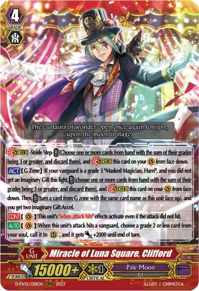 Image for Miracle of Luna Square, Clifford (D-PV01: History Collection) (D-PV01/018EN) - Cardfight Vanguard