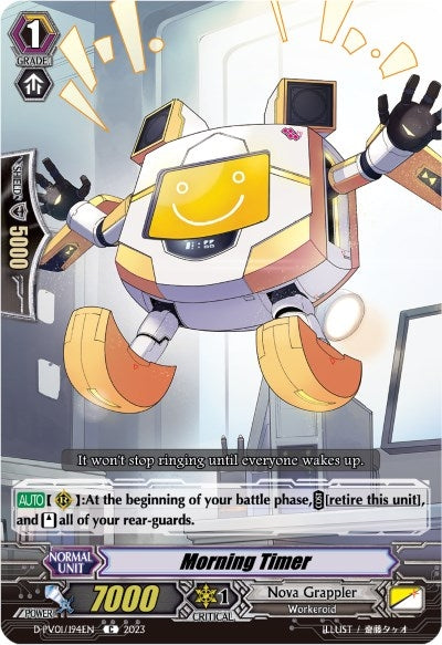 Image for Morning Timer (D-PV01: History Collection) (D-PV01/194EN) - Cardfight Vanguard