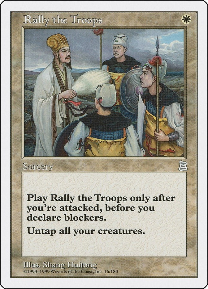 Image for Rally the Troops (Portal Three Kingdoms) (16) - Magic: The Gathering
