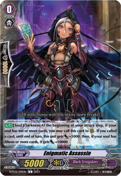 Image for Enigmatic Assassin (D-PV01: History Collection) (D-PV01/199EN) - Cardfight Vanguard