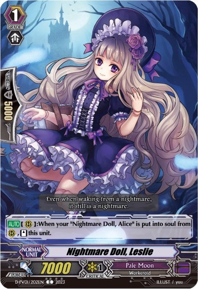 Image for Nightmare Doll, Leslie (D-PV01: History Collection) (D-PV01/202EN) - Cardfight Vanguard
