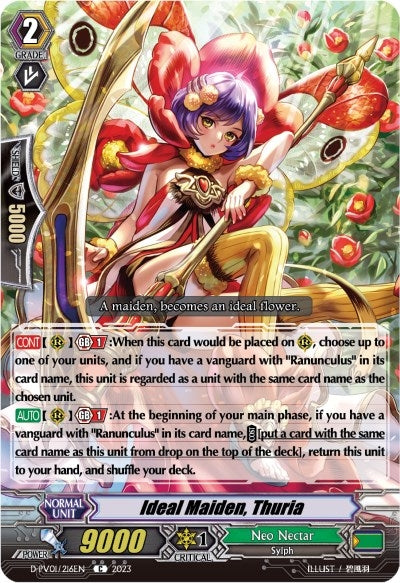 Image for Ideal Maiden, Thuria (D-PV01: History Collection) (D-PV01/216EN) - Cardfight Vanguard