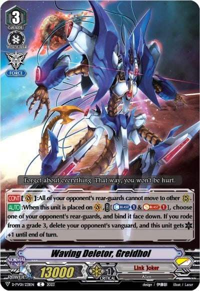 Image for Waving Deletor, Greidhol (D-PV01: History Collection) (D-PV01/231EN) - Cardfight Vanguard