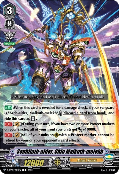 Image for Sephilath-aider, Shin Malkuth-melekh (D-PV01: History Collection) (D-PV01/244EN) - Cardfight Vanguard