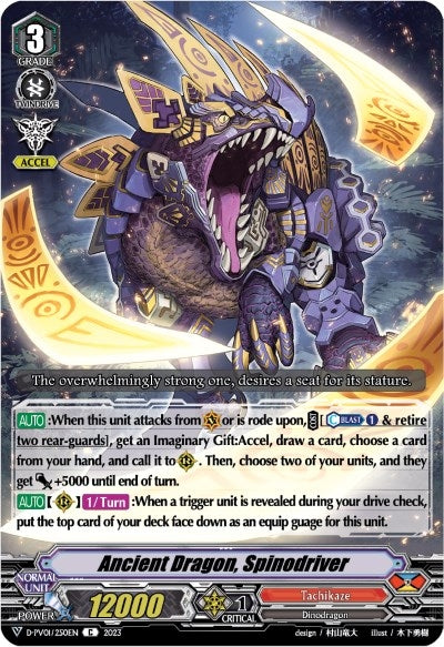 Image for Ancient Dragon, Spinodriver (D-PV01: History Collection) (D-PV01/250EN) - Cardfight Vanguard