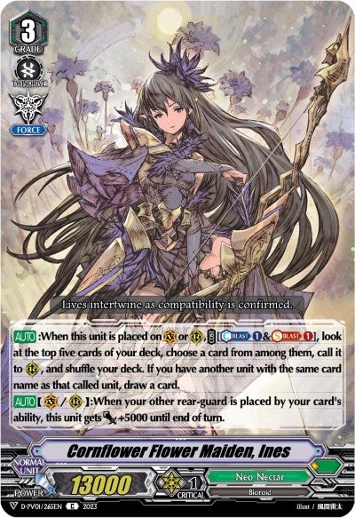 Image for Cornflower Flower Maiden, Ines (D-PV01: History Collection) (D-PV01/265EN) - Cardfight Vanguard