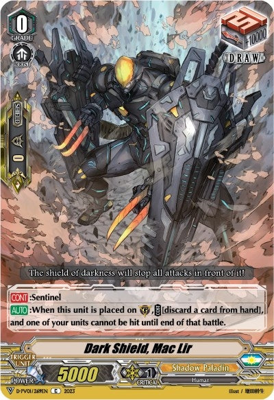 Image for Dark Shield, Mac Lir (D-PV01: History Collection) (D-PV01/269EN) - Cardfight Vanguard