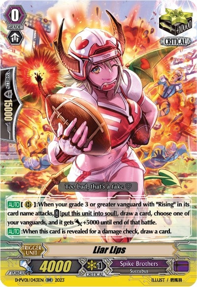 Image for Liar Lips (D-PV01: History Collection) (D-PV01/043EN) - Cardfight Vanguard