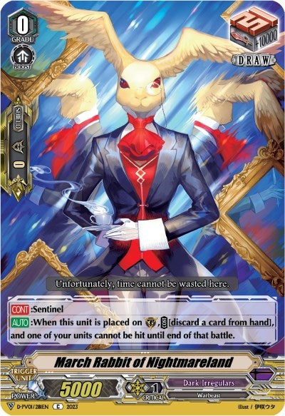 Image for March Rabbit of Nightmareland (D-PV01: History Collection) (D-PV01/281EN) - Cardfight Vanguard