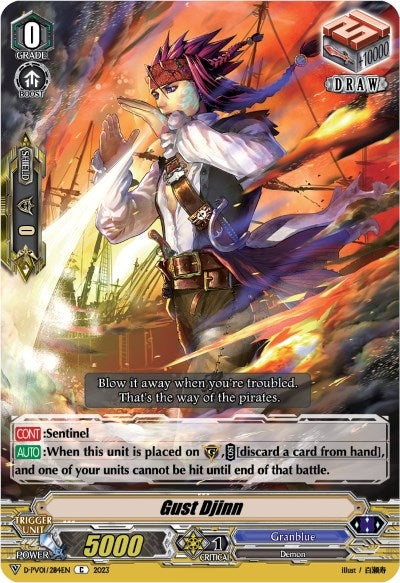 Image for Gust Djinn (D-PV01: History Collection) (D-PV01/284EN) - Cardfight Vanguard