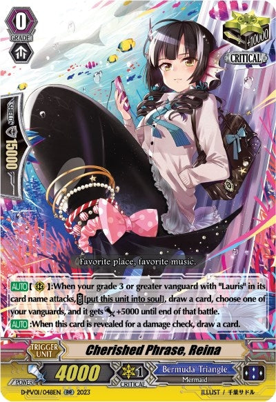Image for Cherished Phrase, Reina (D-PV01: History Collection) (D-PV01/048EN) - Cardfight Vanguard