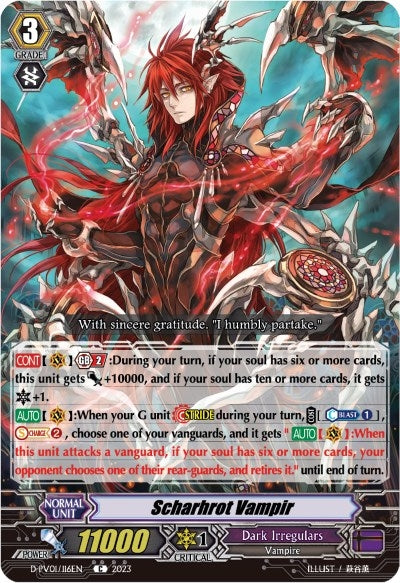 Image for Scharhrot Vampir (D-PV01: History Collection) (D-PV01/116EN) - Cardfight Vanguard