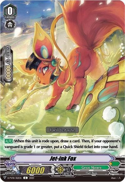 Image for Jet-ink Fox (D-PV01: History Collection) (D-PV01/312EN) - Cardfight Vanguard