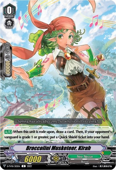 Image for Broccolini Musketeer, Kirah (D-PV01: History Collection) (D-PV01/313EN) - Cardfight Vanguard