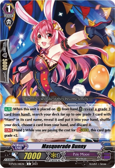 Image for Masquerade Bunny (D-PV01: History Collection) (D-PV01/141EN) - Cardfight Vanguard