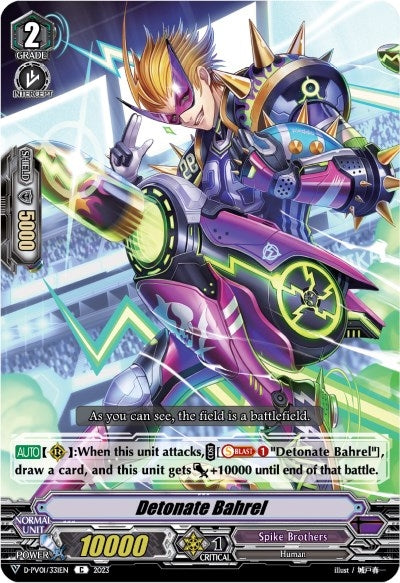 Image for Detonate Bahrel (D-PV01: History Collection) (D-PV01/331EN) - Cardfight Vanguard
