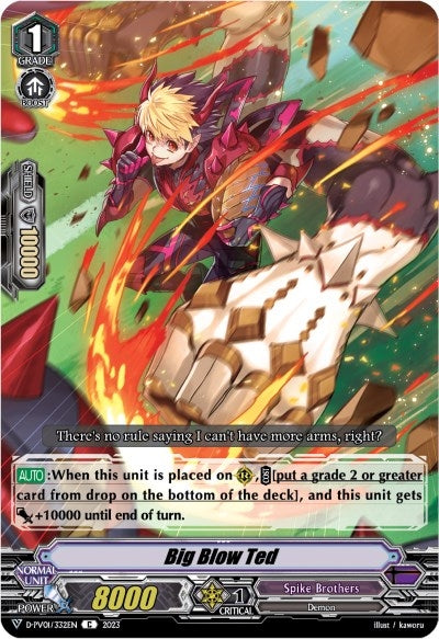 Image for Big Blow Ted (D-PV01: History Collection) (D-PV01/332EN) - Cardfight Vanguard