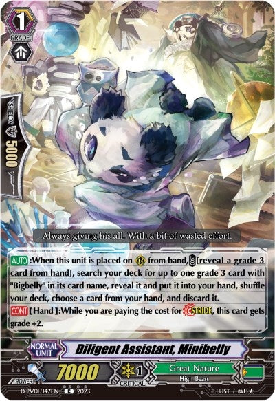 Image for Diligent Assistant, Minibelly (D-PV01: History Collection) (D-PV01/147EN) - Cardfight Vanguard