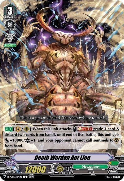 Image for Death Warden Ant Lion (D-PV01: History Collection) (D-PV01/337EN) - Cardfight Vanguard