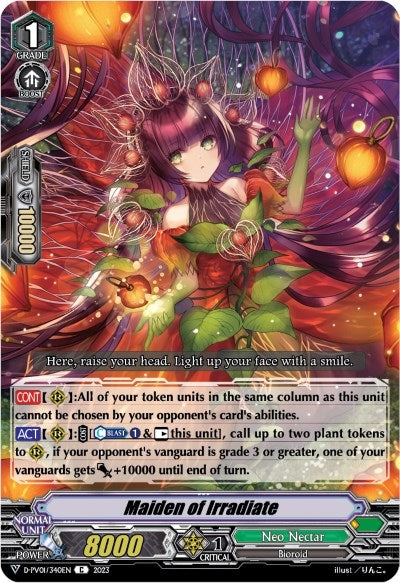 Image for Maiden of Irradiate (D-PV01: History Collection) (D-PV01/340EN) - Cardfight Vanguard