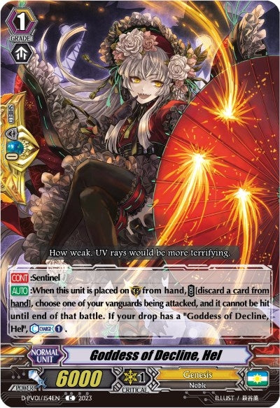 Image for Goddess of Decline, Hel (D-PV01: History Collection) (D-PV01/154EN) - Cardfight Vanguard