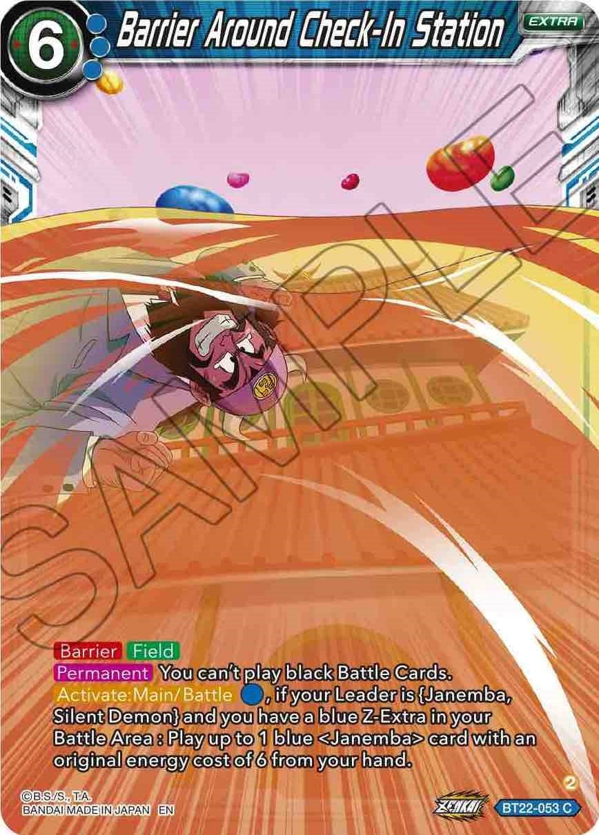 Image for Barrier Around Check-In Station (Critical Blow) (BT22-053) - Dragon Ball Super: Masters