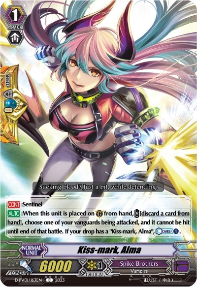 Image for Kiss-mark, Alma (D-PV01: History Collection) (D-PV01/163EN) - Cardfight Vanguard