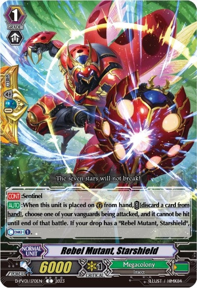 Image for Rebel Mutant, Starshield (D-PV01: History Collection) (D-PV01/170EN) - Cardfight Vanguard