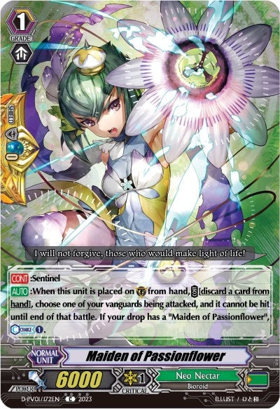 Image for Maiden of Passionflower (D-PV01: History Collection) (D-PV01/172EN) - Cardfight Vanguard