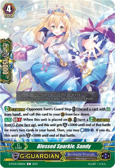Image for Blessed Sparkle, Sandy (D-PV01: History Collection) (D-PV01/096EN) - Cardfight Vanguard