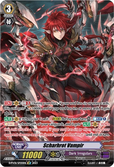 Image for Scharhrot Vampir (SP) (D-PV01: History Collection) (D-PV01/SP20EN) - Cardfight Vanguard