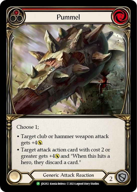 Image for Pummel (Red) - JDG012 (Flesh and Blood: Promo Cards) (JDG012) - Flesh and Blood TCG