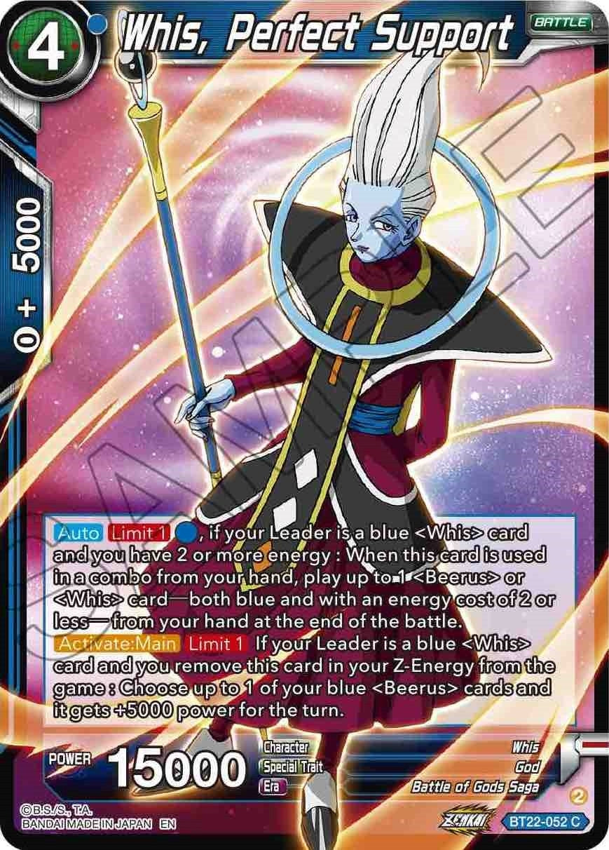 Image for Whis, Perfect Support (Critical Blow) (BT22-052) - Dragon Ball Super: Masters