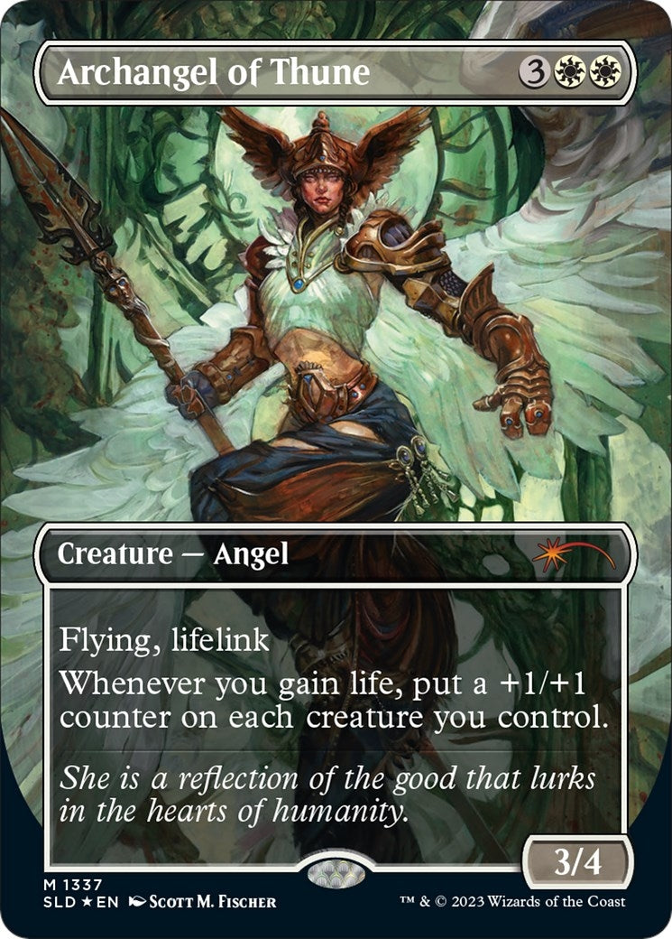 Image for Archangel of Thune (Secret Lair Drop Series) (1337) - Magic: The Gathering